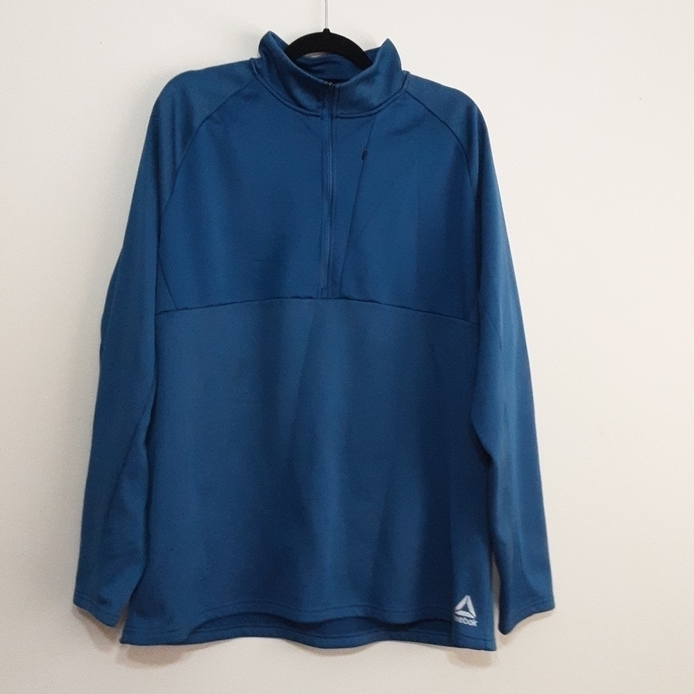 Reebok men's sweater quarter zip pullover in size XXL Camp Outdoors Hiking